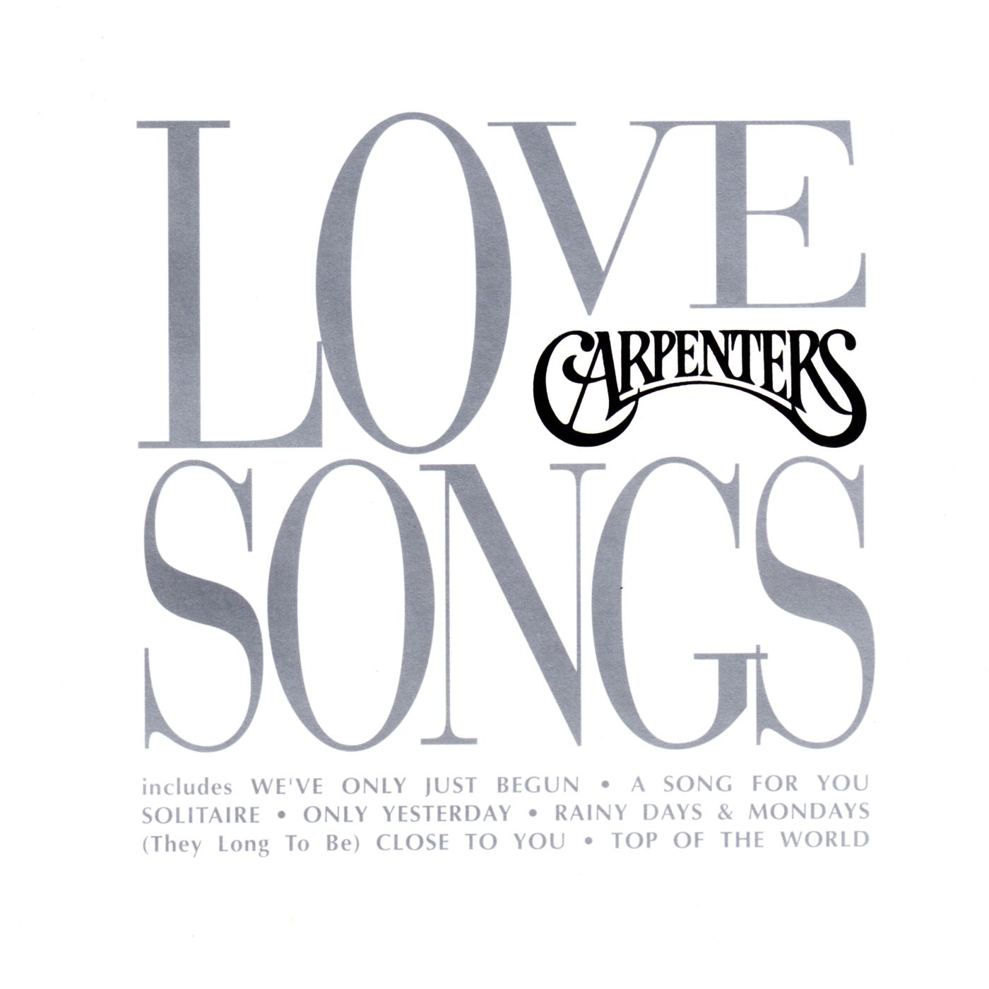 The Carpenters - Love Songs album cover
